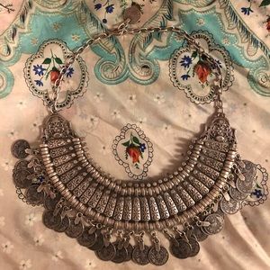 free people child of wild coin collar necklace